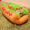 various Size Large Lounger Kennel Mat Fiber Pet Puppy Warm Soft Bed House Product For Dog And Cat LJ201028