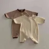 0-24m nyfödd barn baby pojkar tjejer kläder romer söt söt bomull jumpsuit långärmad fall baby outfit tillbehör kostym g1221