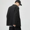 Luxe Classique Patchwork Japon Style Hommes Casual Blazers Mode Lâche Long Costume Hommes Blazer Pour Hommes Veste Homme Costume1
