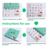 Snowman Christmas Advent Countdown Calendar DIY 24 Days Charms Bracelet Beads Set Surprise Box for Women Girls Christmas Gifts 201127