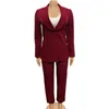 Solid Color Womens Tracksuits Suits Fashion Two Piece Set Women Office Ladies Slim Plus Size Clothing