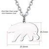 Polar Bear Hanger Ketting Rvs Dierliefhebbers Sieraden Voor Vrouwen Mannen Vriend Geschenken