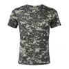 Outdoor t-shirts Jagd Tarnung T-Shirt Männer Atmungsaktiv Kampf T-shirt Dry Sport Camo Camp Tees-Acu Green XL