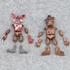 Pięć nocy w Freddy's Action Rysunek 14.5-17 cm PVC FNAF Bonnie Foxy Freddy Fazbear Bear Lalki Gra Zabawki 6 sztuk / partia Anime Model LJ201027