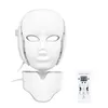 Cuidados pessoais da pele 7 cores LED Photodinâmico PDT PDT Rejuvenescimento Charring Minimize Facialneck Beauty Mask