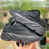 En Kaliteli 700 V2 Koşu Ayakkabıları V3 Ataltia Yansıtıcı Tephra Katı Gri Yardımcı Siyah Vanta Erkek Kadın Spor Sneakers ile Kutusu Boyutu US5.5-US13 Yarı