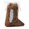 Sequin Christmas Kousen Kerst Dagelijkse Benodigdheden Sokken Gift Bag Decoratie Kerstboom Hanger Decoratie 20 Stks T2i51551