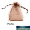 Organza Candy Box Bags para hóspedes jóias bolsa casamento favores presentes festa de aniversário suprimentos artesanato DIY chuveiros de bebê sólido
