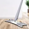 Esfregão de chão Xtype com 3 peças de almofadas de microfibra reutilizáveis Esfregão plano de 360 graus para casa, substitua as mãos, ferramentas de limpeza doméstica, 12734300