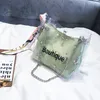 Hot Sale Fairy Tas 2020 Sommar Ny Små Färsk Lace Jelly Väskor Wild Silk Scarf Bucket Bag Beach Messenger handväska