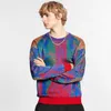 Collar Estilo Europeu Moda Crewneck Sweater Alta Qualidade Rodada Mens e mulheres casal High Street Woolly