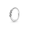 New Women Ring CZ Diamond Rings Women Jewelry per Pandora 925 Sterling Silver Wedding RING set con scatola originale