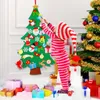 3D DIY Felt Christmas Tree Decorations For Home Ornaments Gift Kids Cristmas Noel Happy Year Y201020