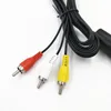 Universal Game Player Audio Video AV Cable Cord Wire to 3 RCA TV Lead for Sony for Playstation PS1 PS2 PS3 System Console