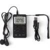 Mini Radio Portable AM ​​/ FM Dual Bande Stéréo Récepteur de poche avec écran LCD d'une batterie EAREPHONEA44