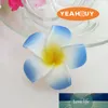 100 stks 9cm Hawaiy 5 kleuren Real Touch Kunstmatige PE Plumeria Bloemhoofden DIY Wedding Party Headware Decoration