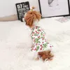 Sling Dog Dress Print Clothes For Small Medium S es Princess Pet Puppy Cat Summer S kjol York LJ200923