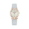 Lady Watches Fashion Digital Petal Pattern Ladies Watch Belt Quartz Watch Business Wristwatch