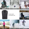 Herrenwesten USB-Heizweste Beheizte Jacke Winterkleidung Männer Thermo-Außenärmellose Reißverschlussweste Wandern Klettern Kleidung1 Stra22