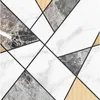 Foto feita sob encomenda 3D Wallpaper minimalista moderno geométrico abstrato teste padrão de mármore Quarto fundo Sala TV Wall Papel Mural