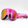 Original POC märke Retina Ski Goggles Dubbellager Anti-dimma Big Ski Mask Glasses Skidåkning Män Kvinnor Snö snöboard Clarity 220110