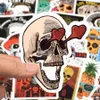 30 PCS Skull Terror Stickers Cool Punk Rock Graffiti Waterproof PVC Stickers to DIY Skateboard Laptop Bicycle Guitar Car Decals LJ201019