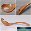 1 pièces en bois naturel à Long manche soupe de riz cuillères de cuisson grande louche marmite cuillère vaisselle outils