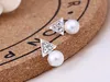 45 Styles Creative Ear Studs Fashion Snowflake Beer Crystal Rhinestone Pearl Stud Jewelry Earrings EA080 288N3801164