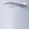 バカラステンレススチールシャワーヘッド圧力ブースターウォール品質浴室降雨シャワーヘッドBR906 201105