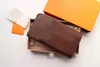 with box Sell zippy wallet new geninue Leather mens and womens long wallets purse card Holders 2021 G0xc#180F