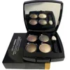 Nuovo palette ombretti a 4 colori Glitter impermeabile palette grande tavolozza per trucco Shimmer EyeshadowGift7770893