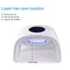 Fällbar LED Light Therapy PDT Photon Facial Machine med Steam Spray Skin Föryngring ärr Removal Laser Hair Regrowth LED Beauty Device