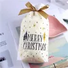 5PCS Merry Christmas Gift Bags Santa Sacks Xmas Tree Packing Bags Happy New Year 2020 Christmas Dragee Candy Navidad 202022354553970785