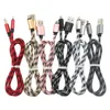 20pcs/lot 3m/10ft Micro USB Cable Fabric Sync Charger Data to USB Charging Cord For Samsung Galaxy Note 3 4 S6 S7