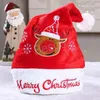 크리스마스 만화 모자 산타 클로스 빨간 크리스마스 모자 새해 의상 성인 레드 화이트와 모자 크리스마스 장식 눈사람 모자 BH1681 TQQ