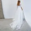 Elegancki Prosty Tiul Plus Size Suknie Ślubne Suknie Ślubne Spaghetti Paski Sweetheart Długość podłogi Wielopiętrowe małżeństwo Druga recepcja Suknie Custom Made