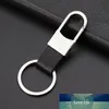 Key Chains Holder Keyfob for Car Accessories Gift Men Creative Metal Leather Key Chain Ring Keyfob Car Keyring Keychain Gift