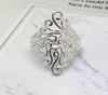 2020 New arrivals 925 Silver Ring Retro hollow pattern ring for Women Fashion Wedding Jewelry Gift US size 6/7/8/9/10