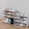 45 niveaus 20 paar schoenrek stalen pijp afneembare stofdichte schoenrek opslag organizer schoenen spacesaving stand kast plank 20110999