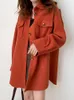 Plus Size Loose Wool Blends Longo Casaco de Inverno Girl-Down Collar 2020 Coreano Moda Casacos de Lã Mulheres Casual Streetwear Elegante LJ201106