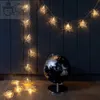 Nouveauté LED Guirlande Lumineuse 20 Étoiles En Métal Guirlande Lumineuse À Piles De Noël Vacances Guirlande Lumière pour La Fête De Mariage Décoration Y201020