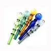 Wholesale 5.5inch Handcraft Pyrex Glass Oil Burner Pipe Mini Hand creative Smoking Cigarette oil Tube pipe