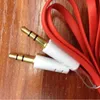 Hot Selling Colorful 3.5mm AUX Car Audio Cable för mobiltelefoner för MP3 / MP4 Smartphone PSP Praktisk