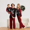 2020 Särskilda tillfällen 2020 Xmas Vuxna Barn Baby Romper God Jul Familjematchande outfits