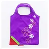 Strawberry Folding Shopping Bags 11 Colors Home Storage Bag Reusable Grocery Tote Bag Portable Folding Shopping Convenient Pouch EEA2088