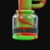 16'' Glass Bong water pipe silicone dab rig smoke hookahs smoking bubbler for dry herb