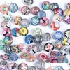 New Arrival Noosa 18 Mm zatrzaski Charms Diy bransoletka wisiorek drzewo życia szklany przycisk Fit Snap bransoletki naszyjnik Diy imbir Snap Mf6Q3