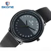 Assista Men039S Wristwatches Ultra Fin Watches for Men Aço inoxidável Quartz da noite da noite 24 horas Mens Wrist6745439