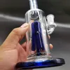 9inchs DAB Hookahs Hookahs Heady Verre Bécher Bong avec 14.5mm Bol mâle Grand Taille Bongs Five Filtre Tuyau d'eau Shisha Bubbler