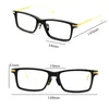 Novo Design Modelo Clássico Original Preto Búfalo Chifre Quadros Eyewear Óculos Eyeglasses Titânio Óculos Óculos Vintage Velho Atacado Homem Óptica Homem Mulher